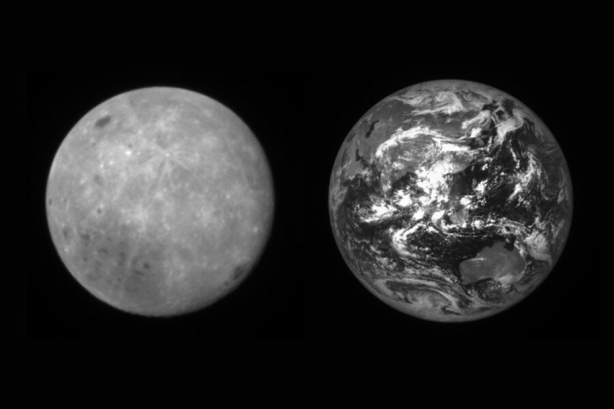 Первый лунный зонд из Южной Кореи сфотографировал Луну и Землю