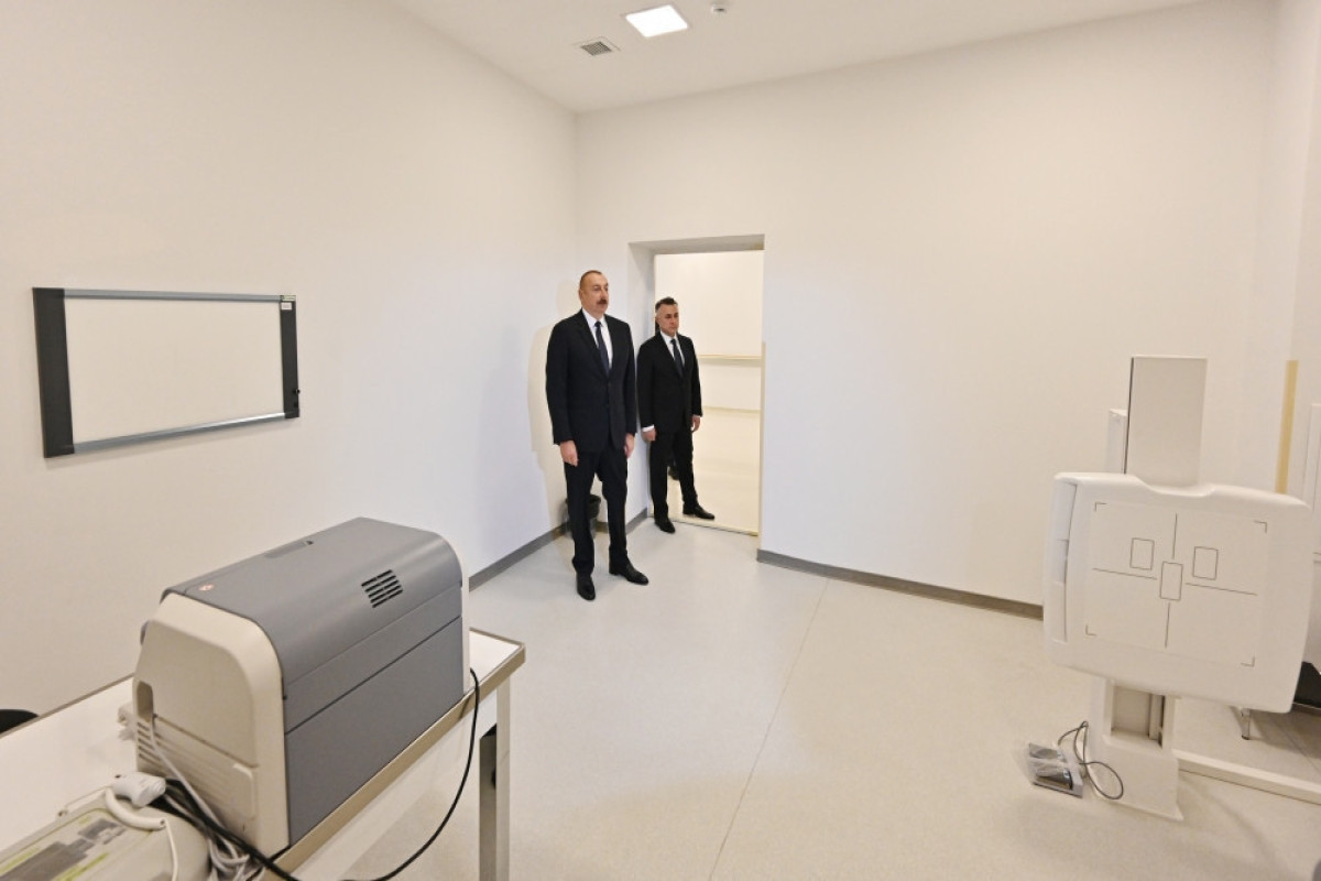 Ильхам Алиев принял участие в открытии Республиканского санатория туберкулезных заболеваний-ФОТО 