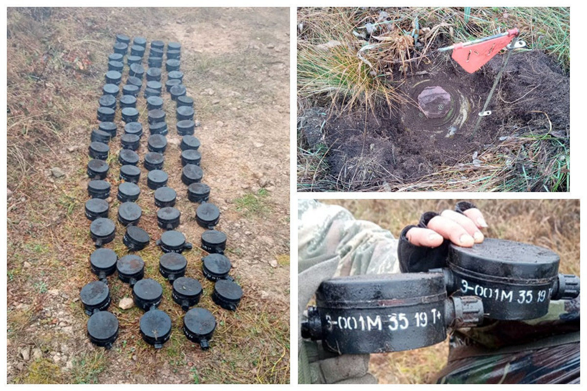 В Лачине и Кяльбаджаре за 10 дней обезврежено более 70 противопехотных мин