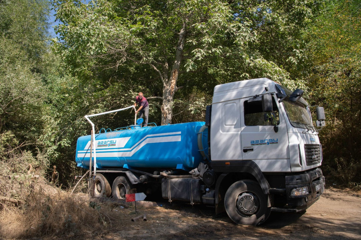 В Лачинском районе восстанавливается разрушенная армянами система водоснабжения-ФОТО 