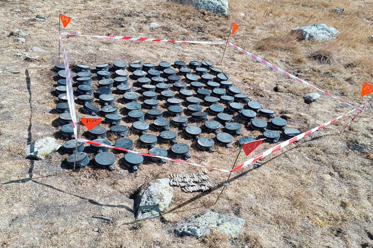 В Лачине обезврежены еще 100 мин, установленных армянами