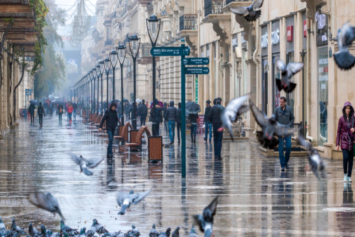 В воскресенье в Баку дождливо и ветрено - ПРОГНОЗ ПОГОДЫ 