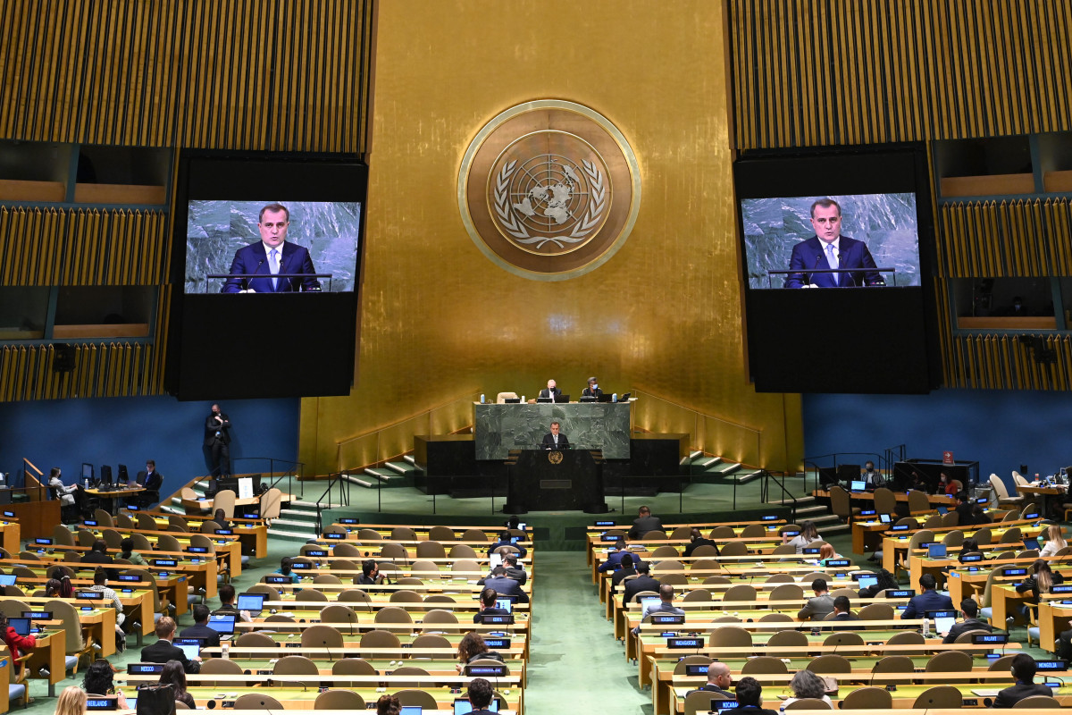 Министр иностранных дел Азербайджана выступил на 77-й сессии Генеральной Ассамблеи ООН