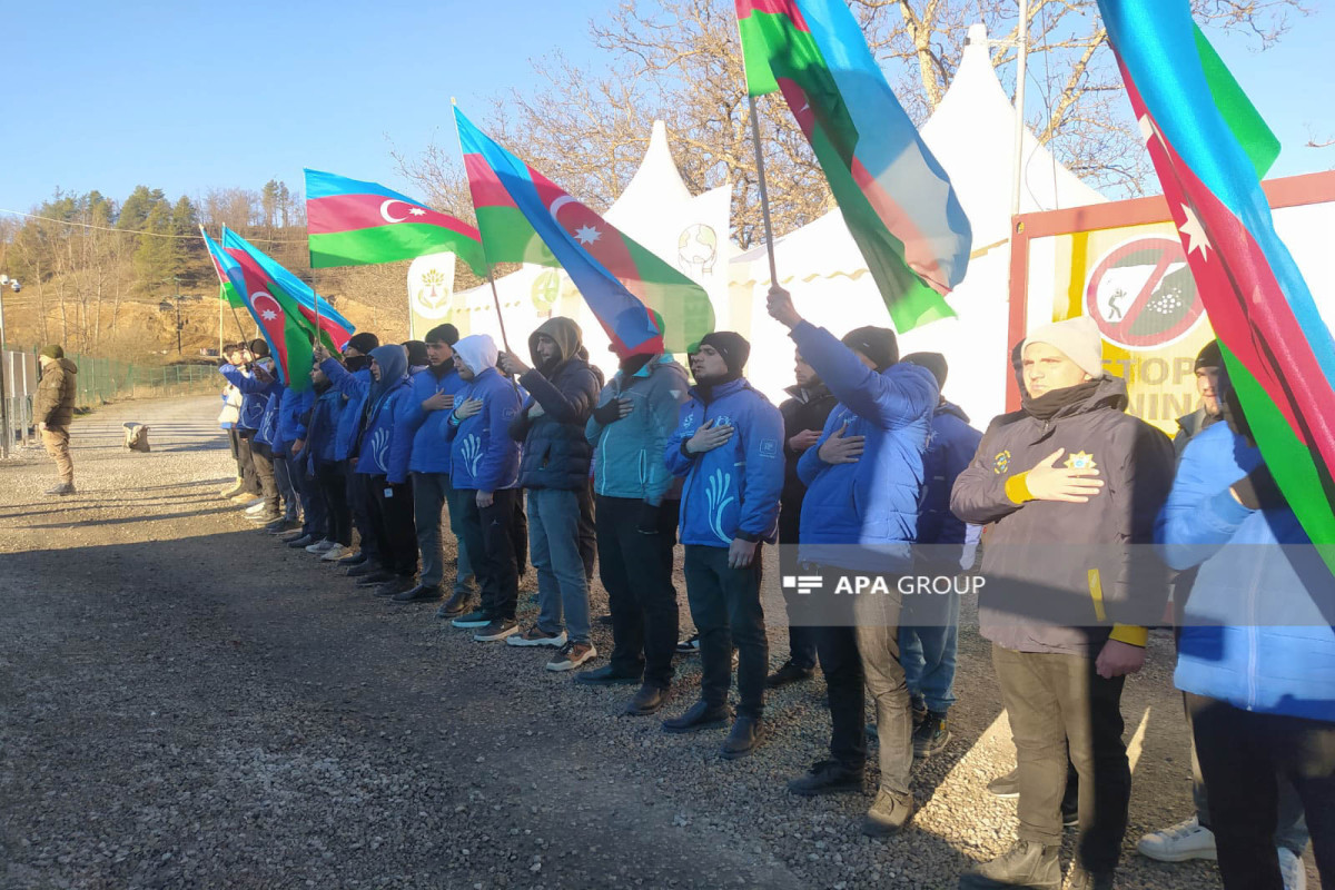 Экоактивисты продолжают протестовать на дороге Лачин-Ханкенди -ФОТО 