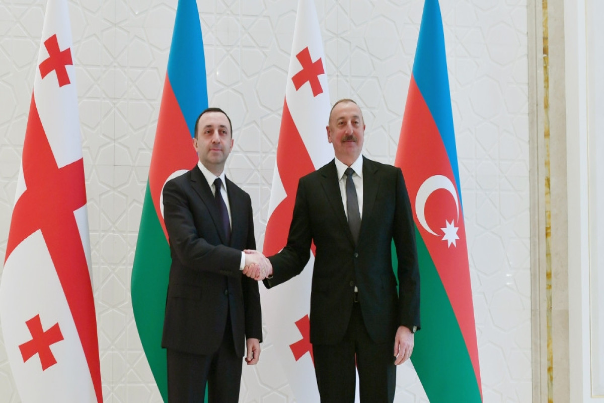 Состоялась встреча президента Азербайджана с премьер-министром Грузии один на один-ФОТО 