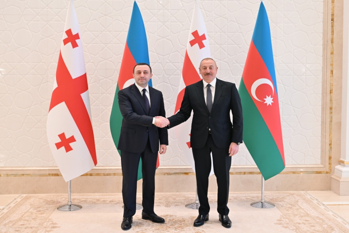 Состоялась встреча президента Азербайджана с премьер-министром Грузии один на один-ФОТО 