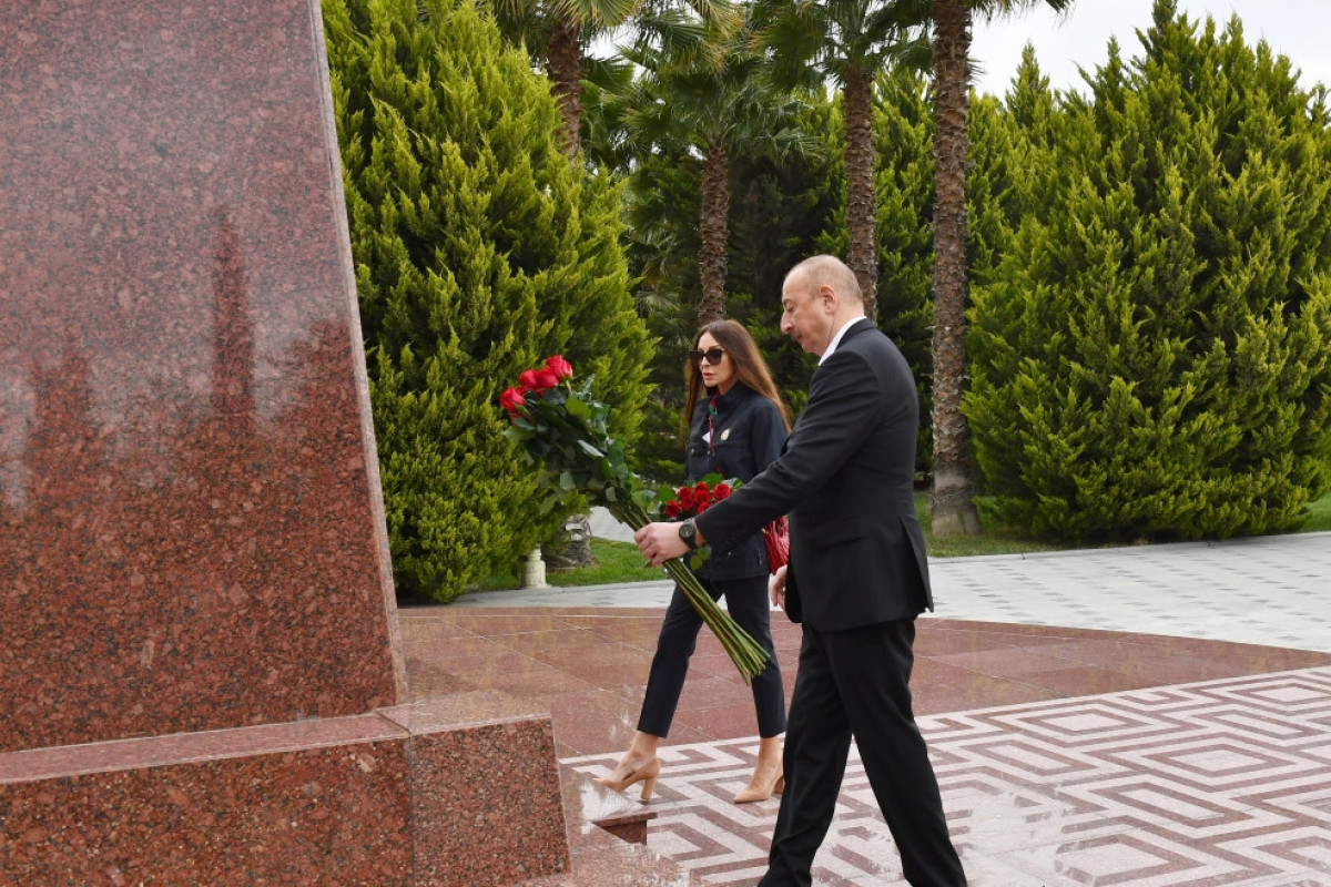 Президент Ильхам Алиев и первая леди Мехрибан Алиева совершили поездку в Сальянский район-ФОТО -ОБНОВЛЕНО 