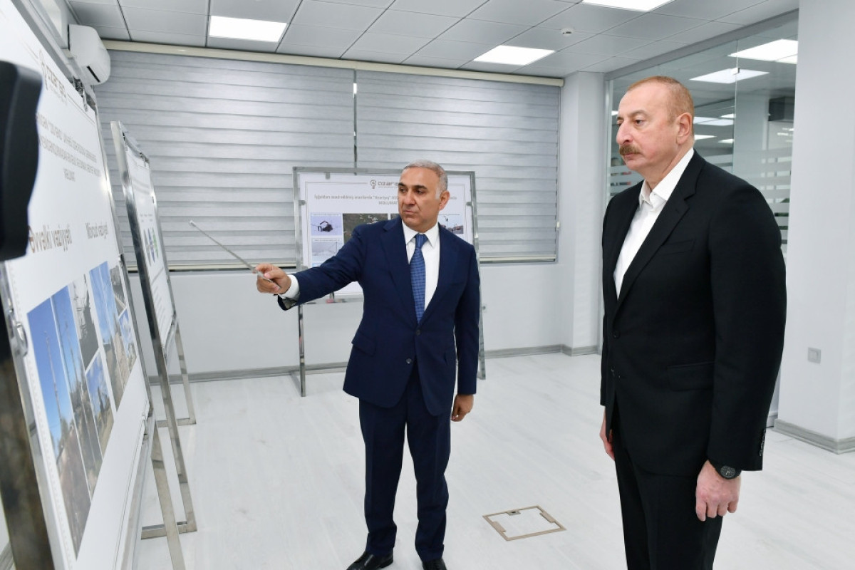 Президент Ильхам Алиев и первая леди Мехрибан Алиева совершили поездку в Сальянский район-ФОТО -ОБНОВЛЕНО 
