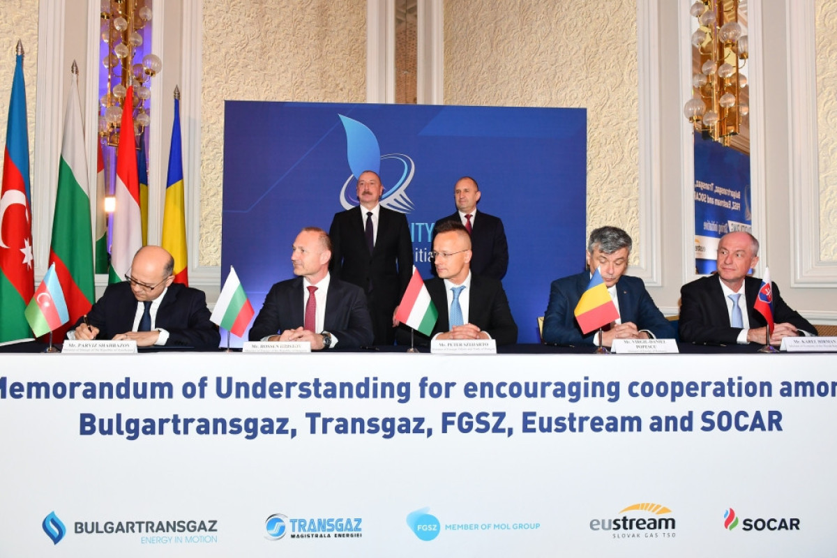 Операторы газотранспортных систем Болгарии, Румынии, Венгрии, Словакии и SOCAR подписали Меморандум о взаимопонимании 