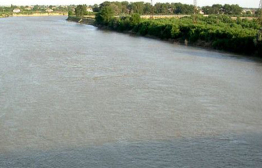 Уровень воды в реке Кура поднялся на 36 см