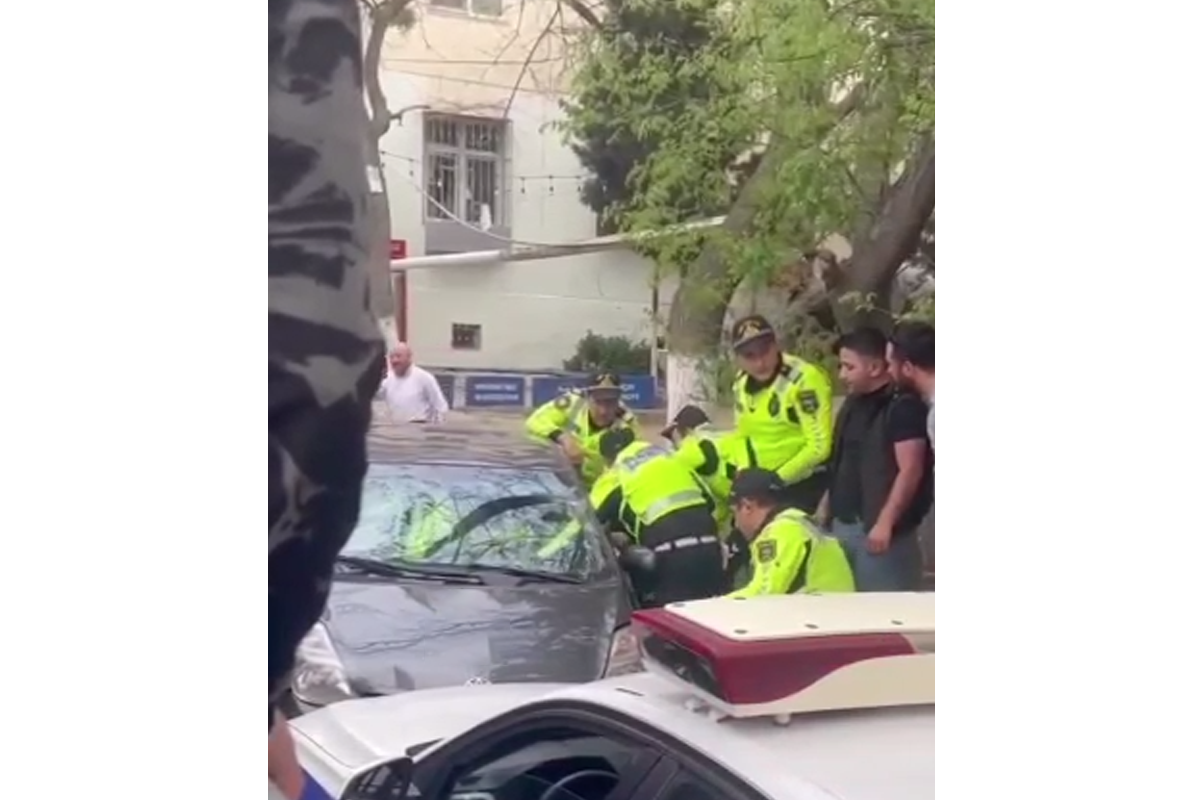 Наехавший на полицейского в Баку водитель Prius-а задержан за наркоторговлю-ВИДЕО 