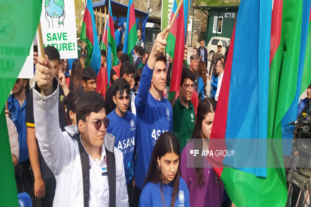 Азербайджанские экоактивисты временно приостановили акцию протеста на Лачинской дороге -ФОТО -ОБНОВЛЕНО 