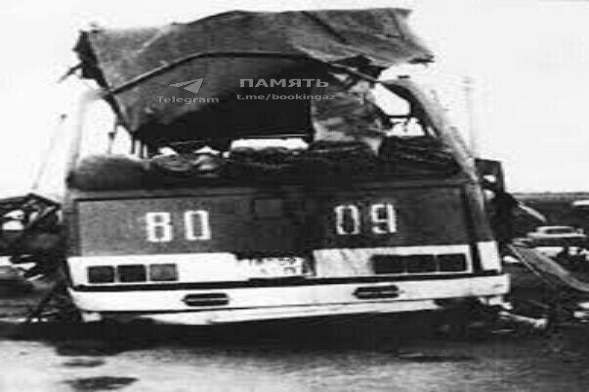 Еще одно кровавое преступление армянских террористов: минуло 33 года со дня подрыва автобуса Тбилиси-Агдам-ФОТО 