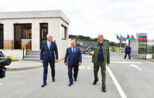 Ильхам Алиев и Мехрибан Алиева посетили Лачинский район-ФОТО 