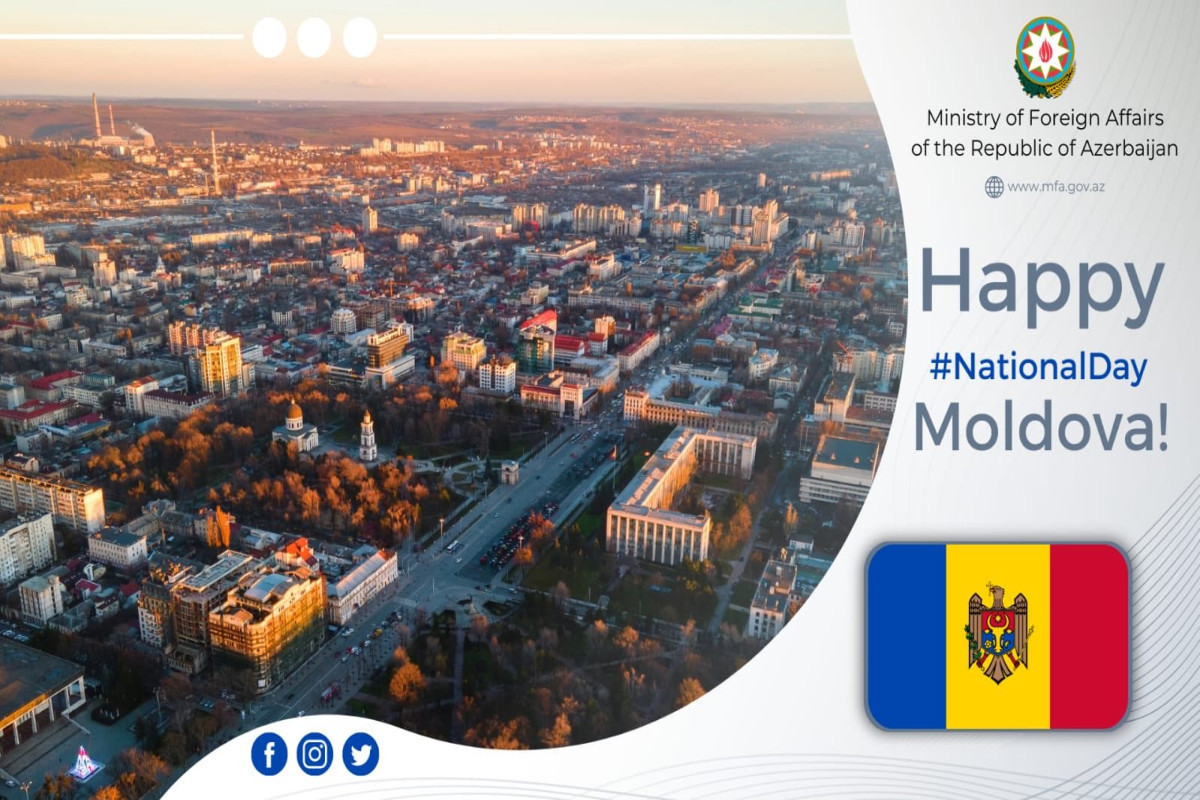 МИД Азербайджана поздравил Молдову с Днем независимости