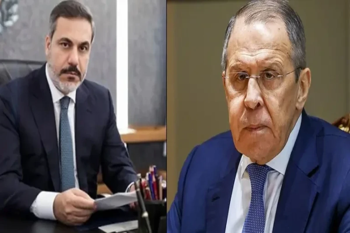 Хакан Фидан и Сергей Лавров