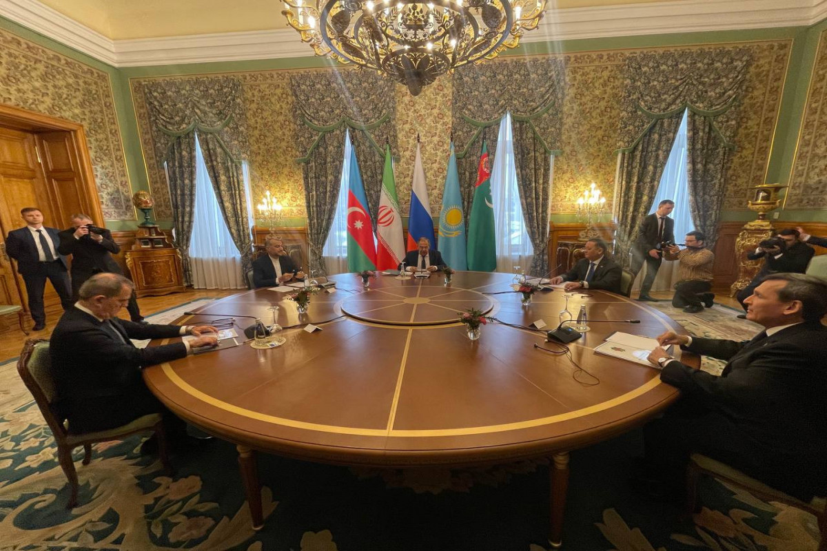 Азербайджан принимает участие во встрече глав МИД прикаспийских государств в Москве-ФОТО 