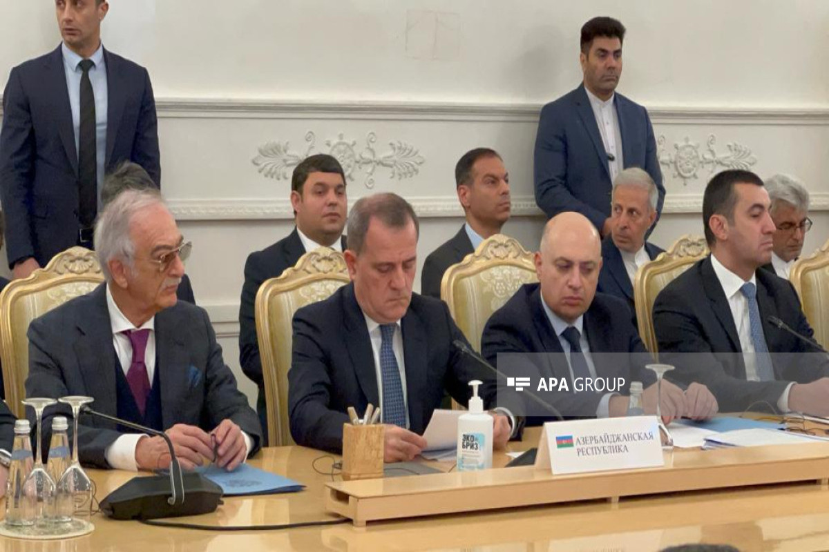 Азербайджан принимает участие во встрече глав МИД прикаспийских государств в Москве-ФОТО 