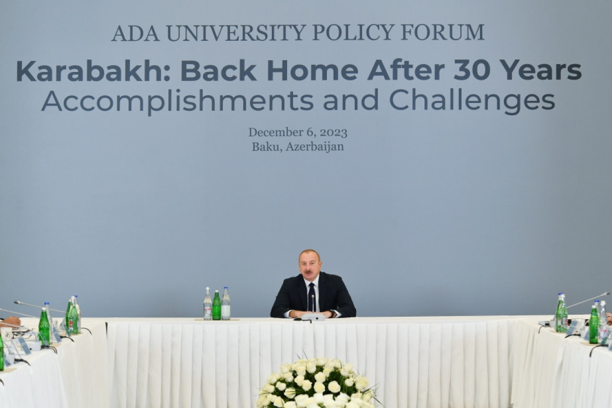 Ильхам Алиев: Мы установили мир в регионе