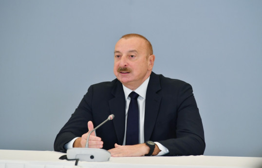 Ильхам Алиев: «Когда мы восстановили свой суверенитет, в Карабахе находился большой армянский контингент»