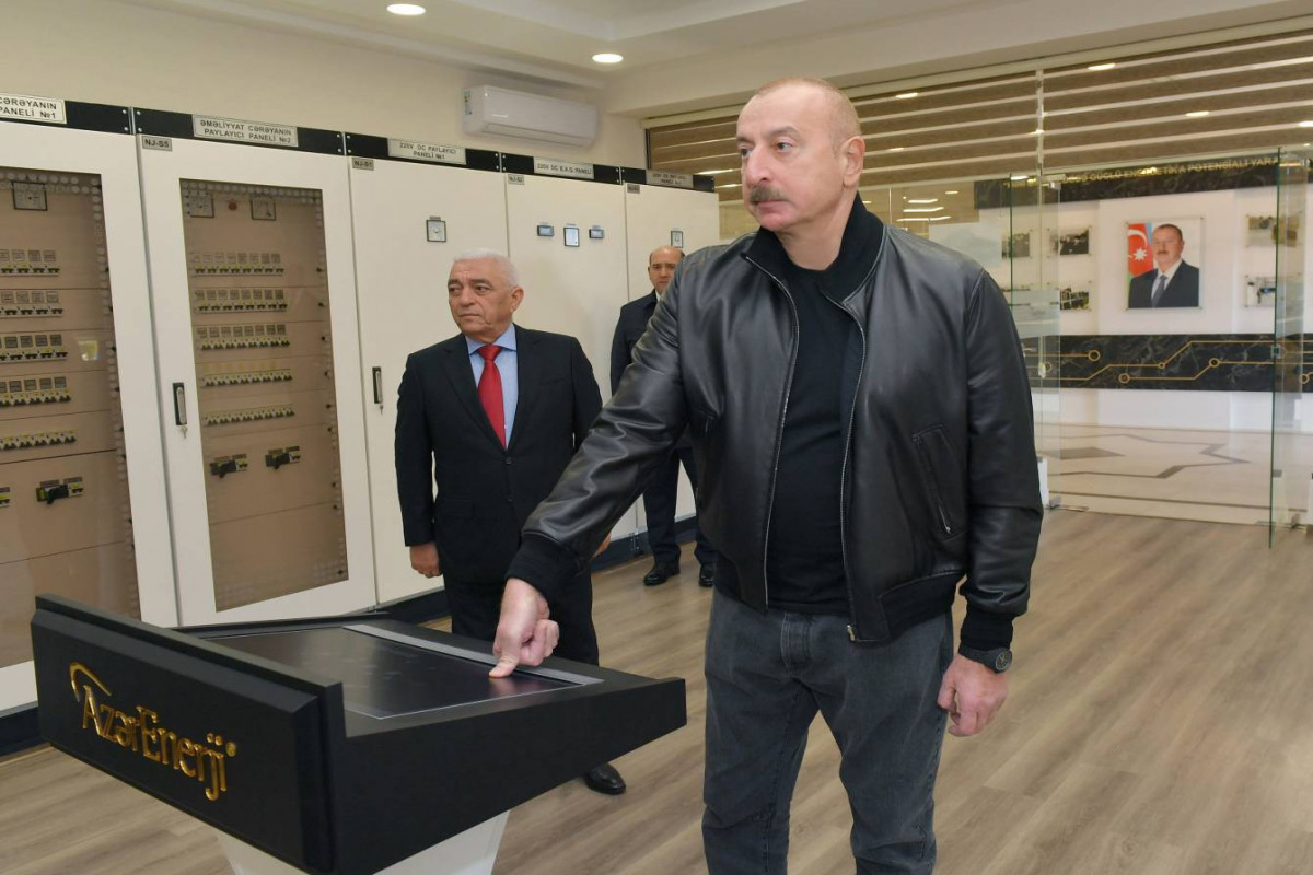 Президент Ильхам Алиев и первая леди Мехрибан Алиева совершили поездку в Агдамский район
