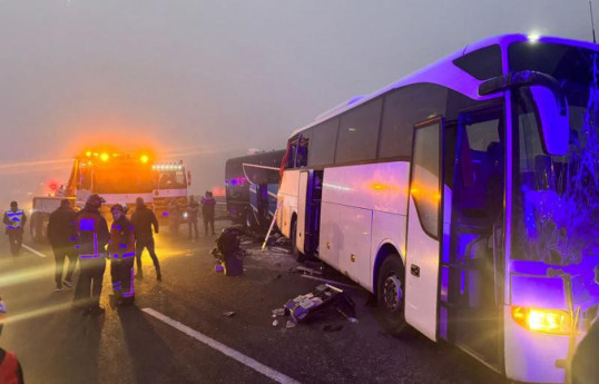 В Турции в результате автокатастрофы пострадали 57 человек, 11 погибли-ВИДЕО 