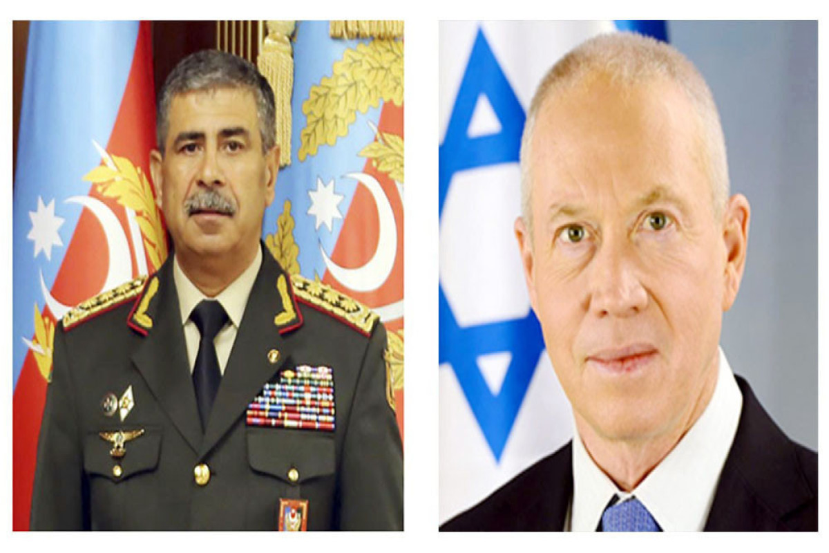 Министры обороны Азербайджана и Израиля обсудили вопросы региональной безопасности