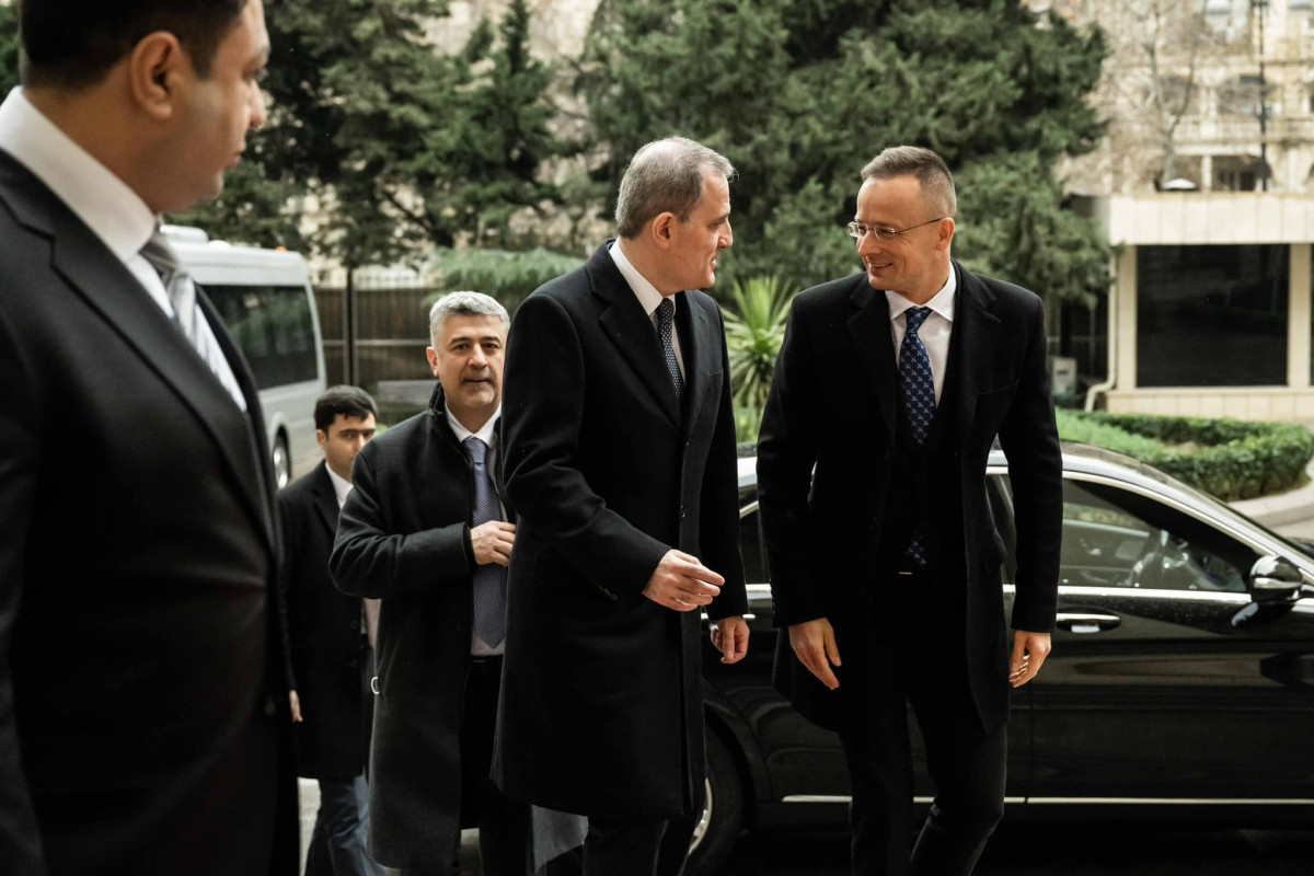Главы МИД Азербайджана и Венгрии провели встречу в Баку-ФОТО 