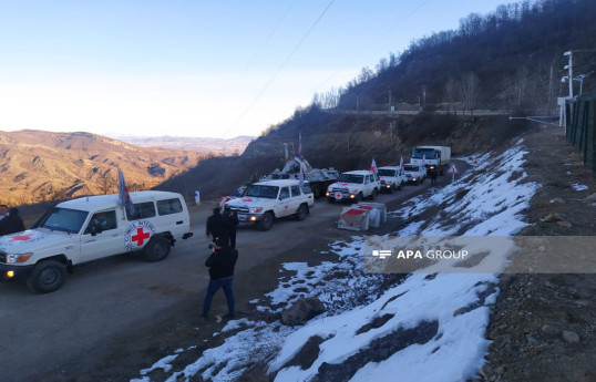 По дороге Лачин-Ханкенди проехали 8 автомобилей МККК и 26 автомобиля РМК-ФОТО -ОБНОВЛЕНО 
