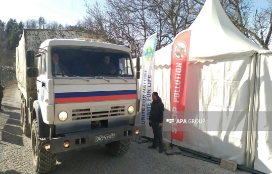 По дороге Лачин-Ханкенди сегодня проехали 32 автомобиля РМК-ФОТО 
