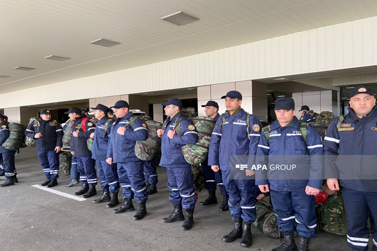 Спасатели МЧС Азербайджана задействованы в операциях в Кахраманмараше