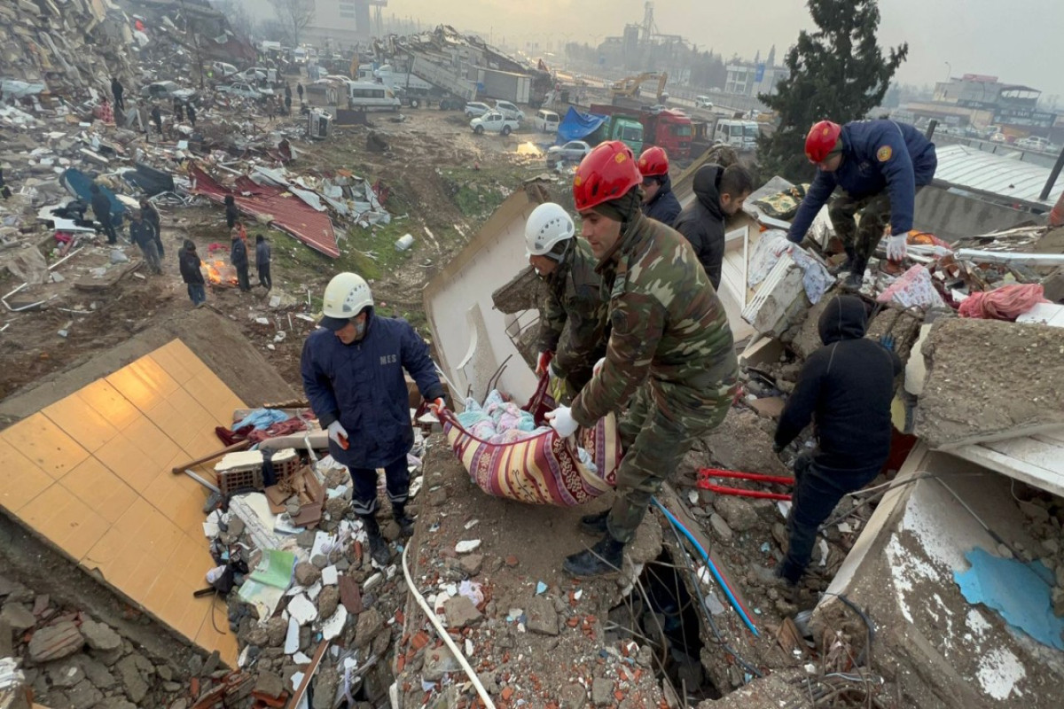 Спасатели МЧС Азербайджана спасли из-под завалов в Кахраманмараше одного человека-ОБНОВЛЕНО -ФОТО -ВИДЕО 