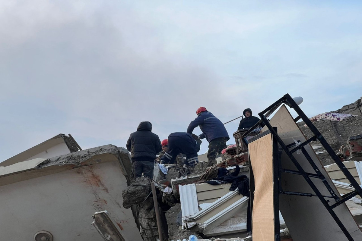 Спасатели МЧС Азербайджана спасли из-под завалов в Кахраманмараше трех человек-ОБНОВЛЕНО -ФОТО -ВИДЕО 