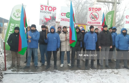 Экоактивисты продолжают протестовать на Лачинской дороге -ФОТО -ВИДЕО 