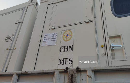 МЧС Азербайджана устанавливает мобильный полевой госпиталь в Кахраманмараше -ФОТО 