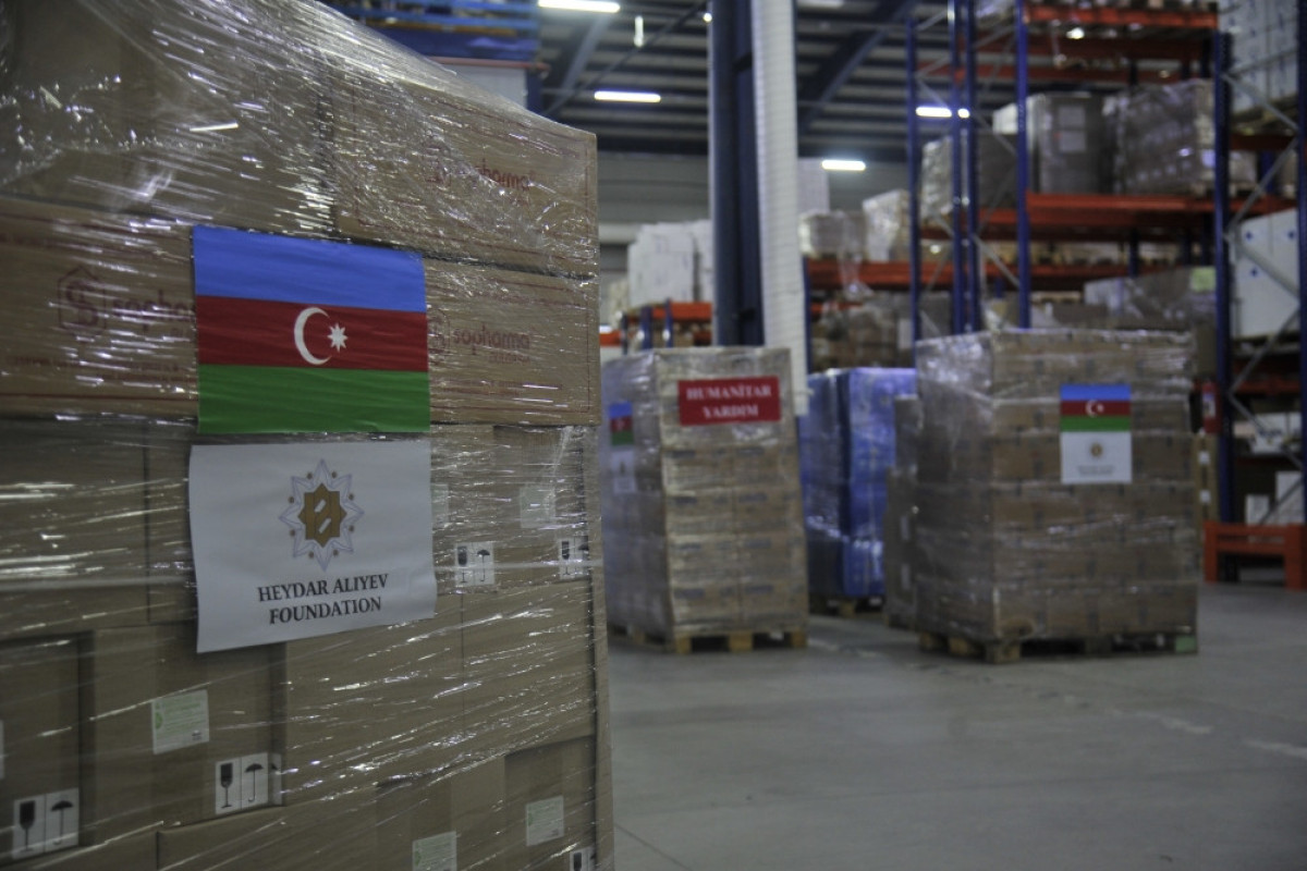 Фонд Гейдара Алиева направил гуманитарную помощь в Турцию-ФОТО 