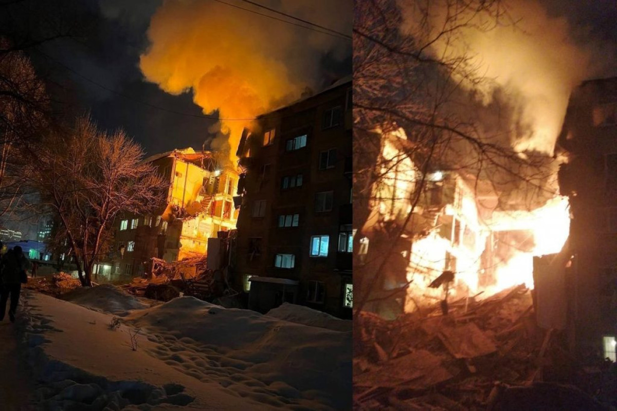 В Новосибирске при взрыве обрушился подъезд дома, погибли 2 человека-ФОТО 