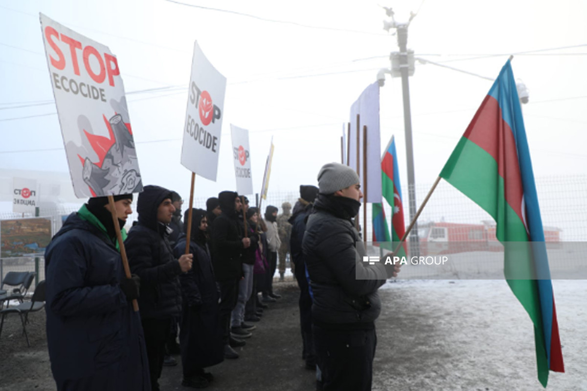 Протесты экоактивистов на Лачинской дороге продолжаются 62-й день -ФОТО -ВИДЕО 