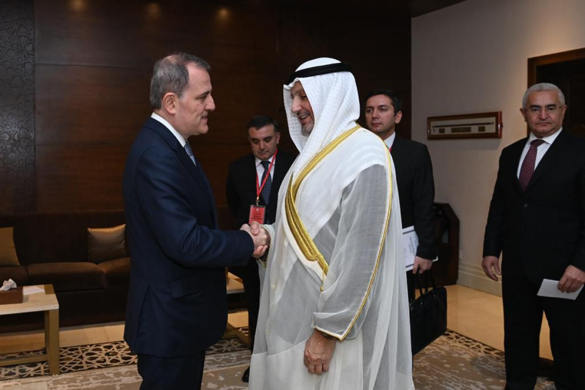 Джейхун Байрамов встретился с министром иностранных дел Кувейта-ФОТО 