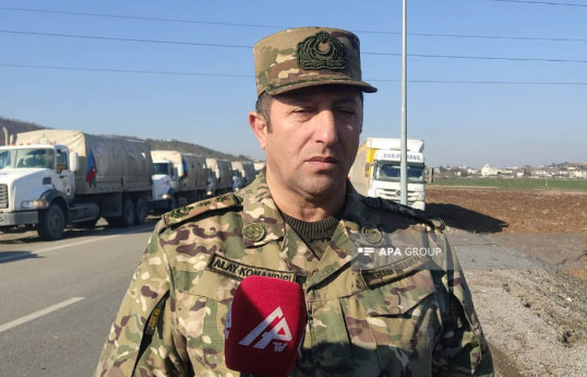В Кахраманмараш прибыла очередная автоколонна с гумпомощью от МЧС Азербайджана