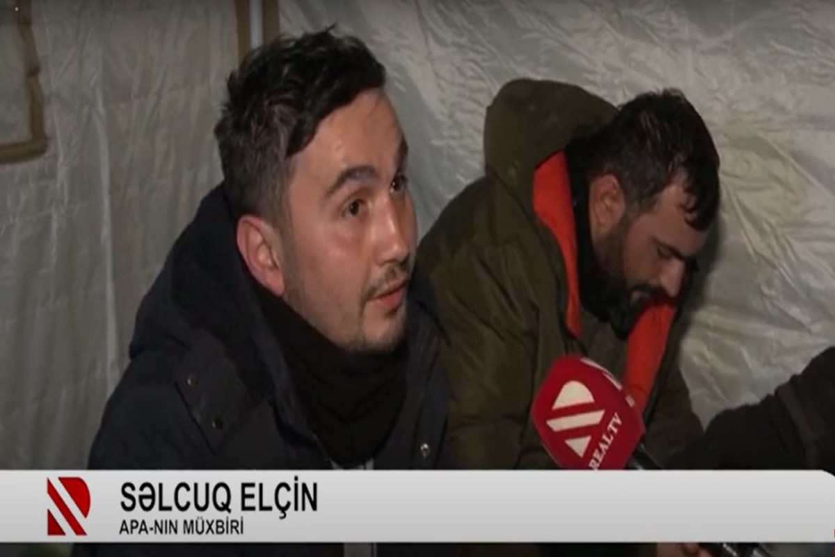 Как работают азербайджанские журналисты в зоне землетрясения в Турции -ВИДЕО 