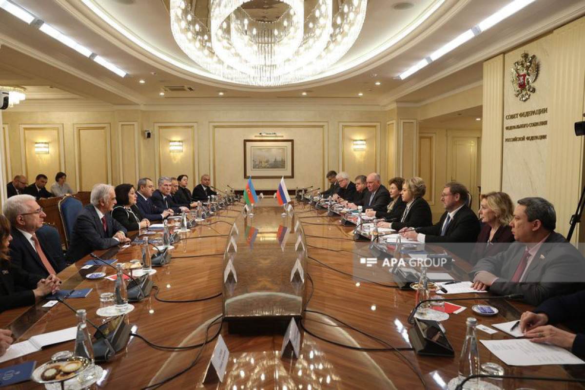 Председатель Совета Федерации РФ: Российско-азербайджанские отношения находятся на подъеме