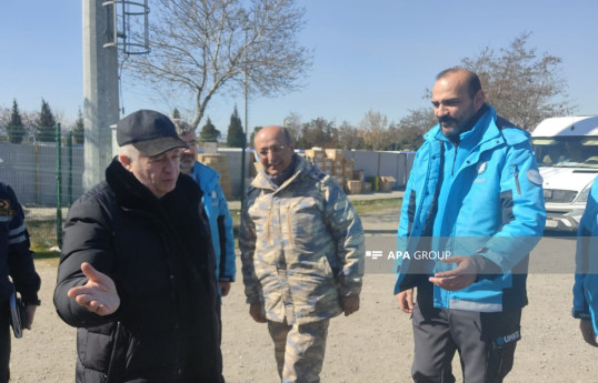 Замглавы Минздрава Турции посетил полевой госпиталь МЧС Азербайджана в Кахраманмараше -ВИДЕО 
