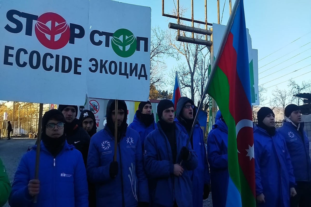 Экоактивисты 68-й день протестуют на Лачинской дороге-ФОТО -ВИДЕО 