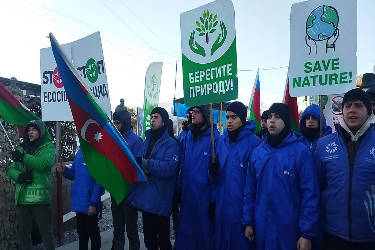 Экоактивисты 68-й день протестуют на Лачинской дороге-ФОТО -ВИДЕО 