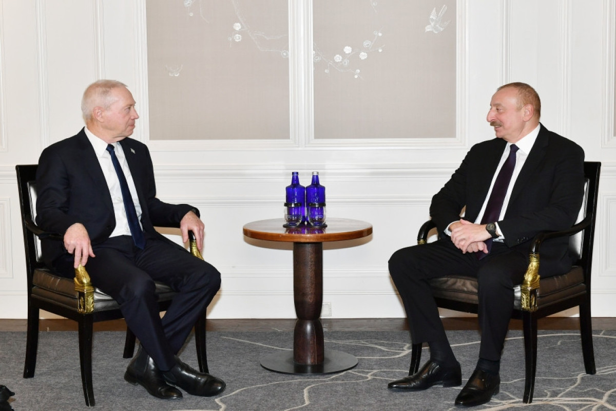 В Мюнхене состоялась встреча Президента Ильхама Алиева с министром обороны Израиля-ФОТО 