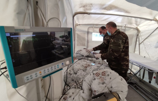 Сотрудники МЧС Азербайджана продолжают оказывать медицинскую помощь в зоне землетрясения в Турции -ВИДЕО 