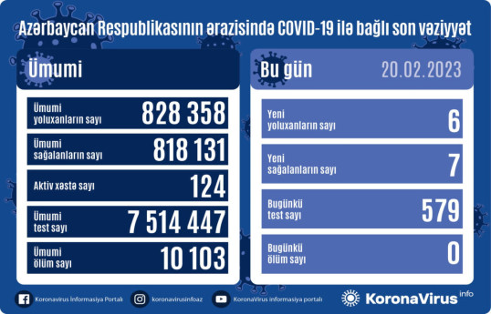 В Азербайджане еще 6 человек заразились коронавирусом