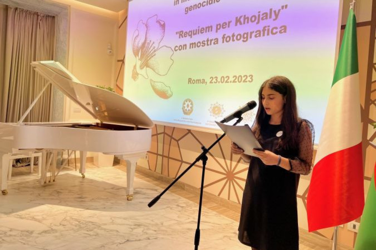 В Риме при поддержке Фонда Гейдара Алиева прошло мероприятие, посвященное Ходжалинскому геноциду -ФОТО 