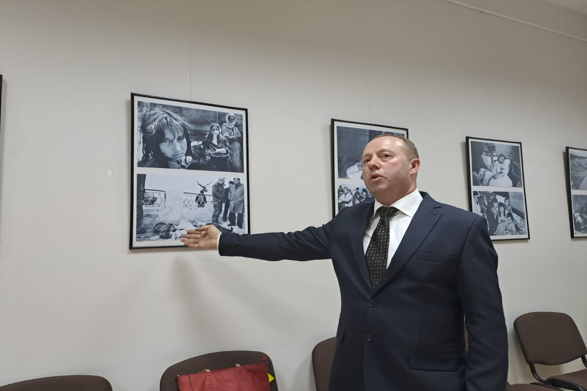 Состоялась фотовыставка литовского журналиста - свидетеля Ходжалинского геноцида-ФОТО 